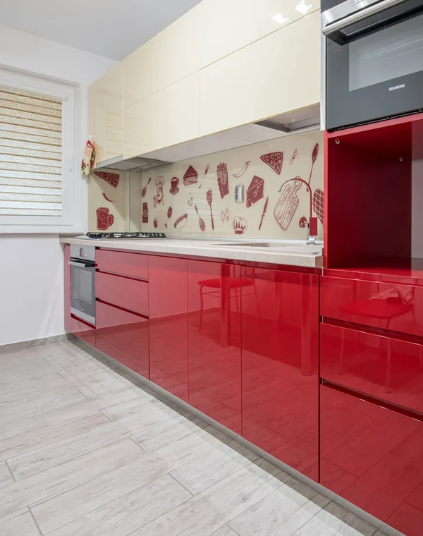 Bucătărie hot ruby red 30