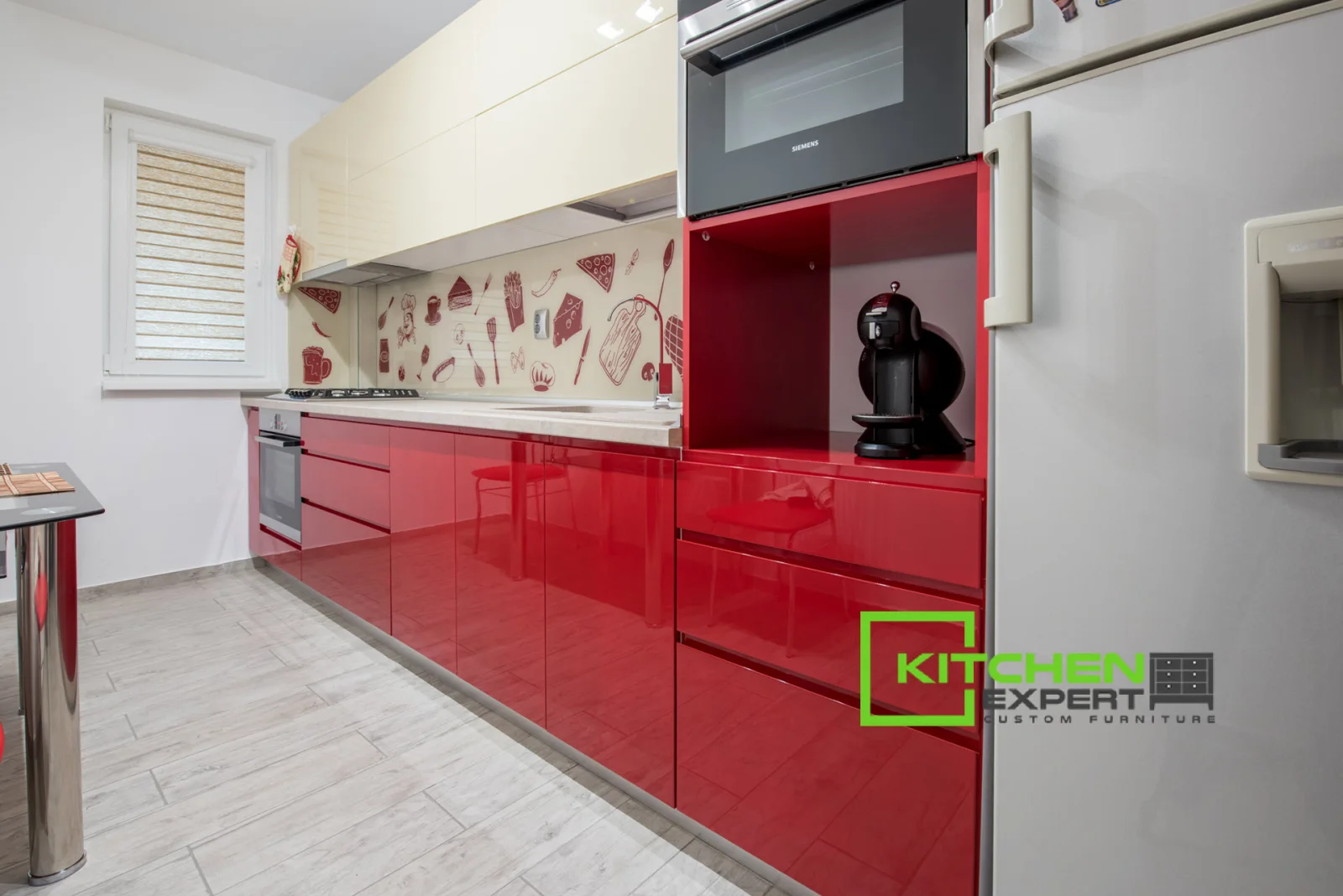Bucătărie hot ruby red 30 — poza 8