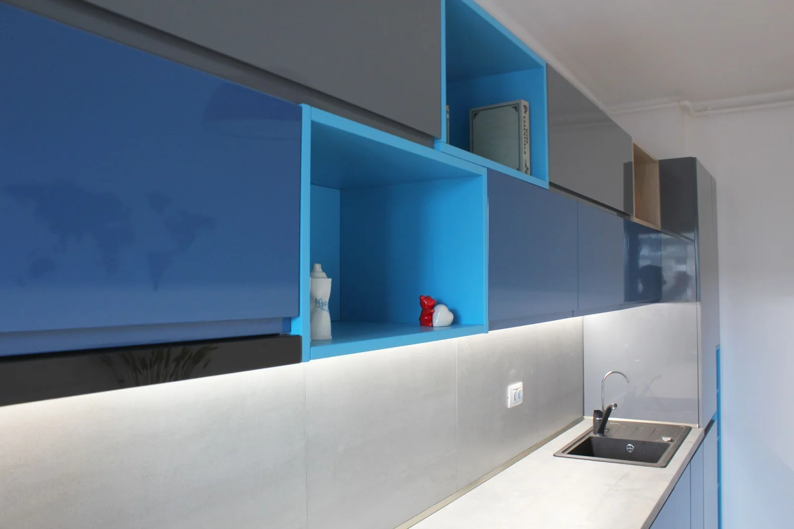 Bucătărie modernă 72 MDF vopsit — poza 3