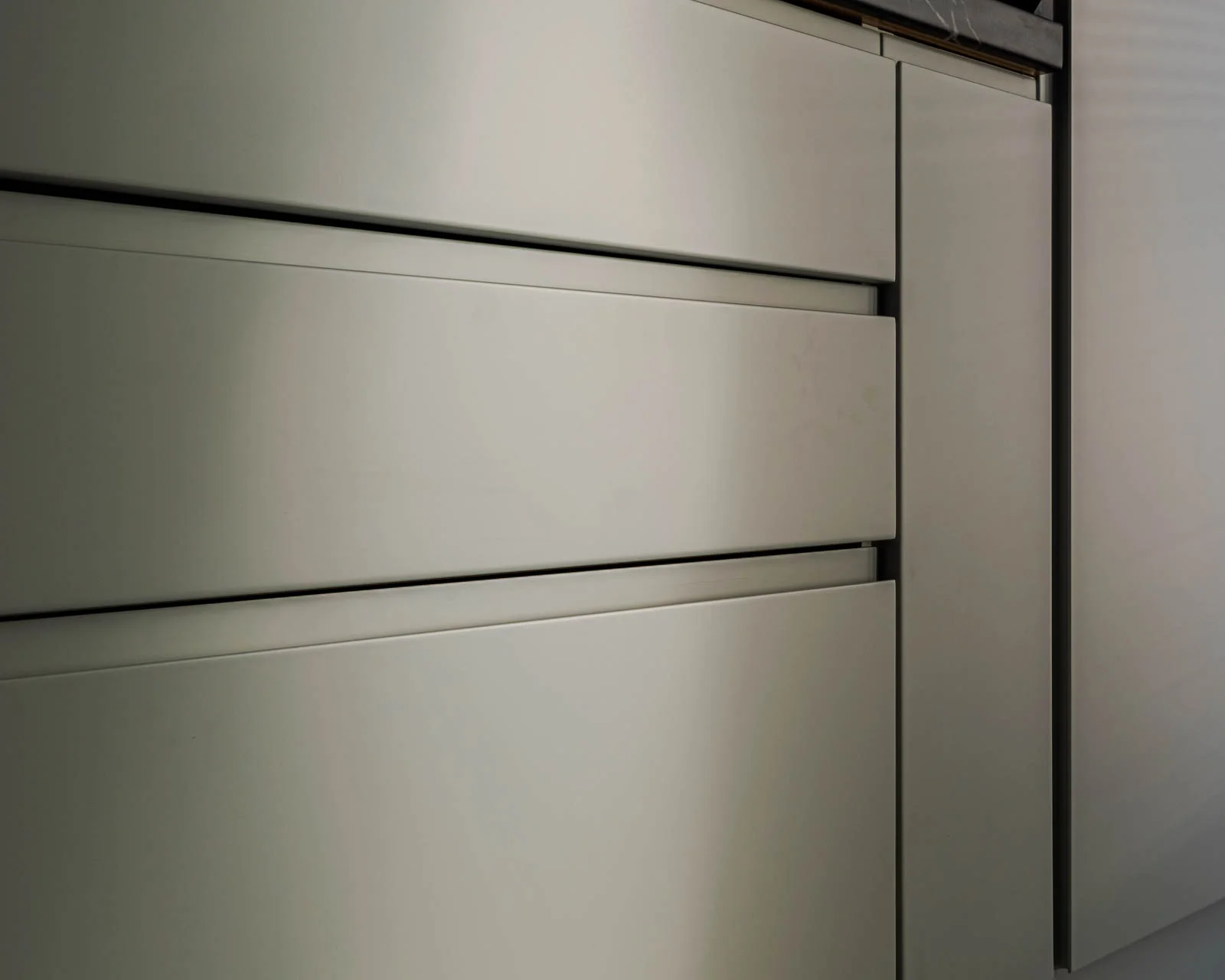 Bucătărie modernă din MDF vopsit 213 — poza 9