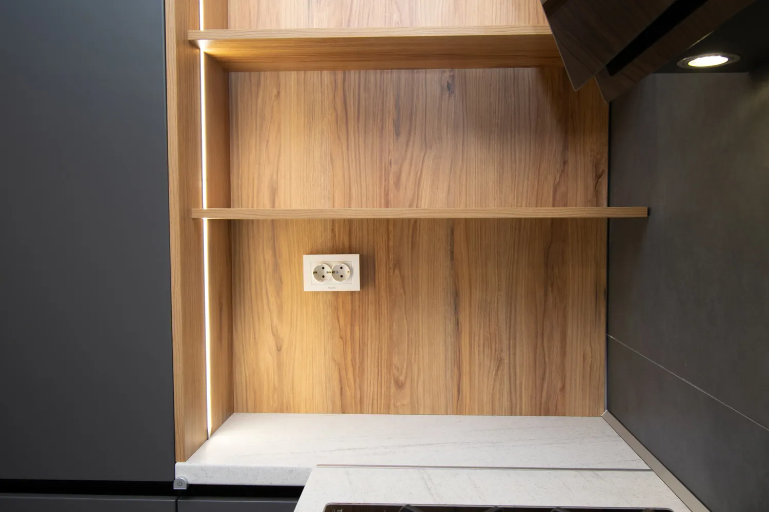 Bucătărie modernă MDF vopsit 223 — poza 6