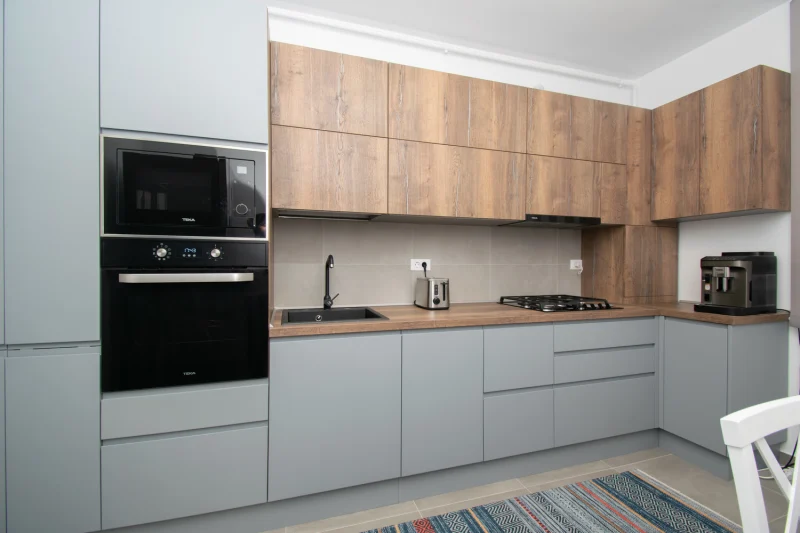 Bucătărie modernă MDF vopsit 225