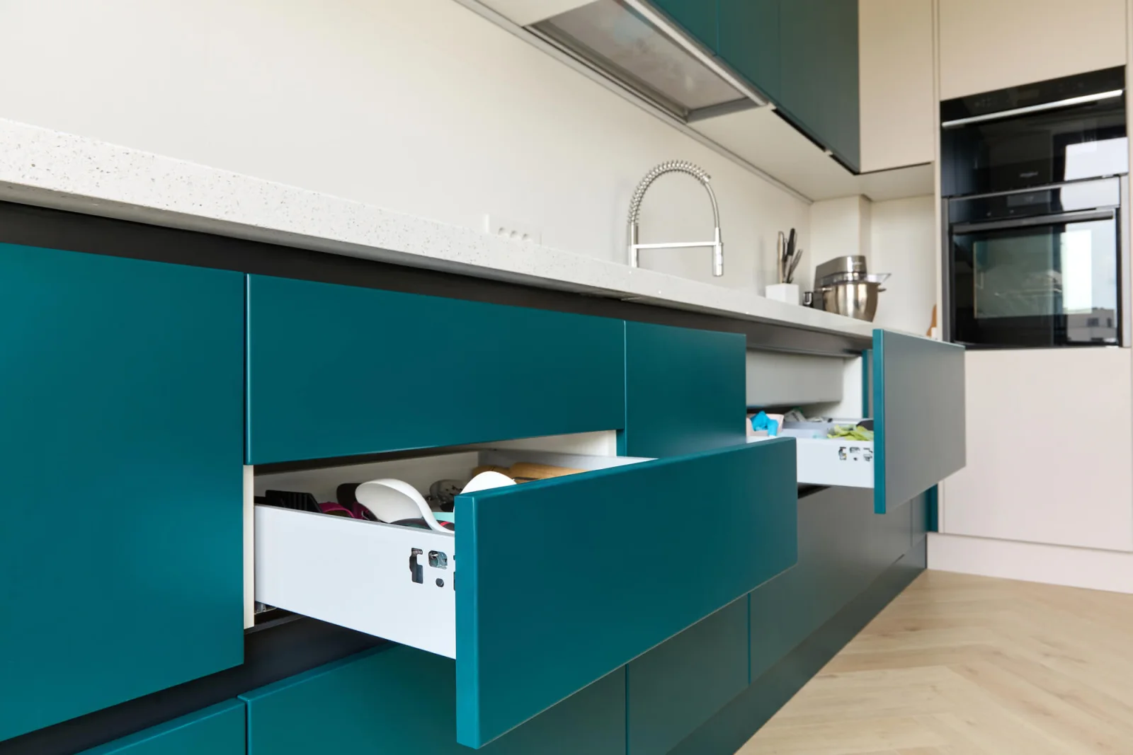 Bucătărie modernă MDF vopsit 227 — poza 4