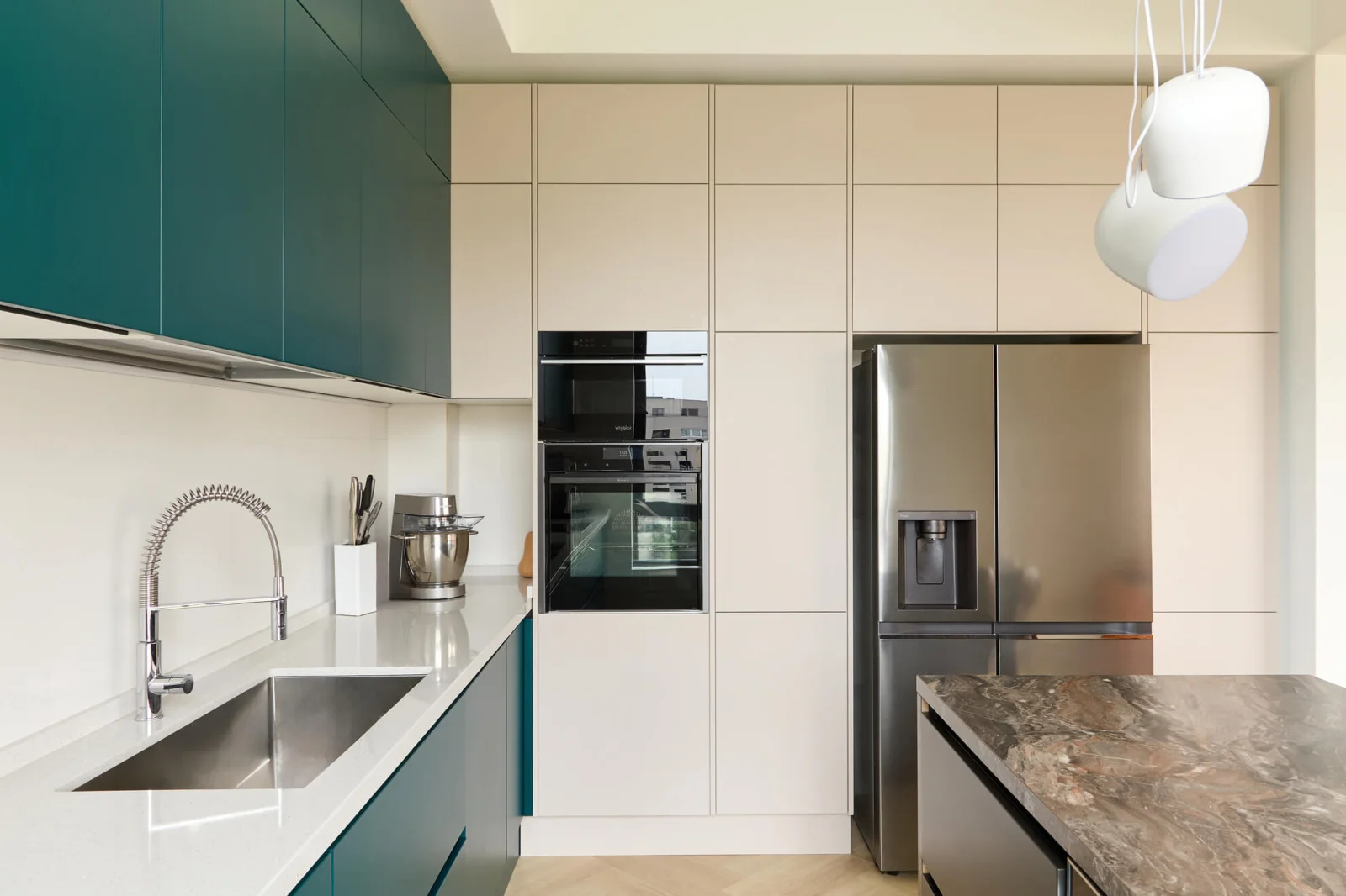 Bucătărie modernă MDF vopsit 227 — poza 8