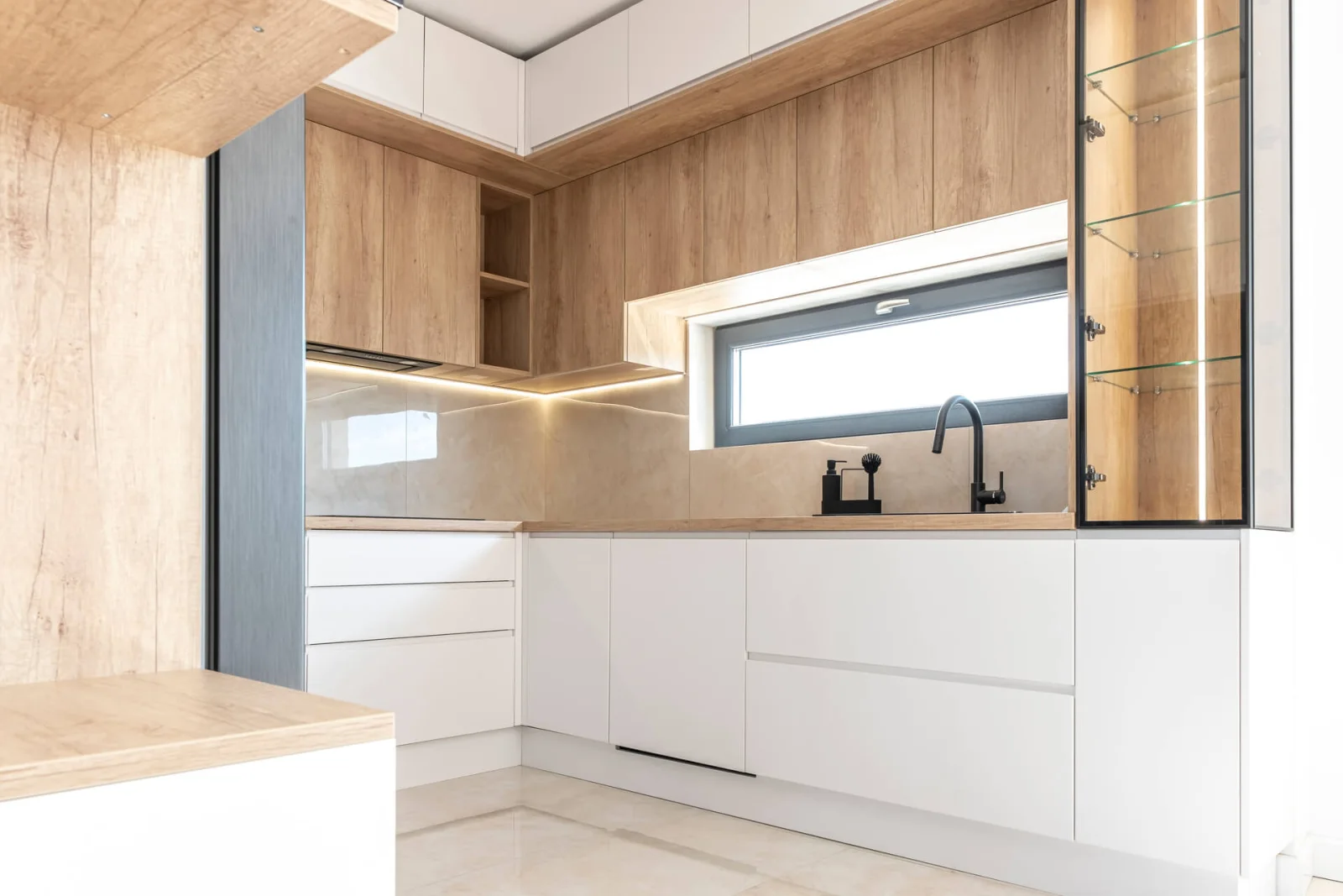 Bucătărie modernă MDF vopsit 231 — poza 5