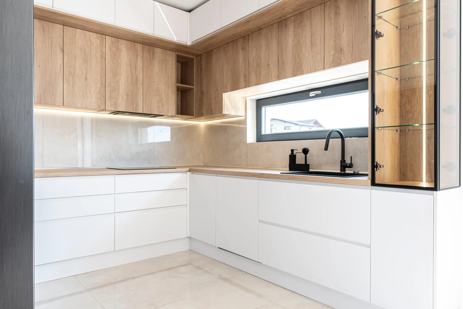 Bucătărie modernă MDF vopsit 231 — poza 9