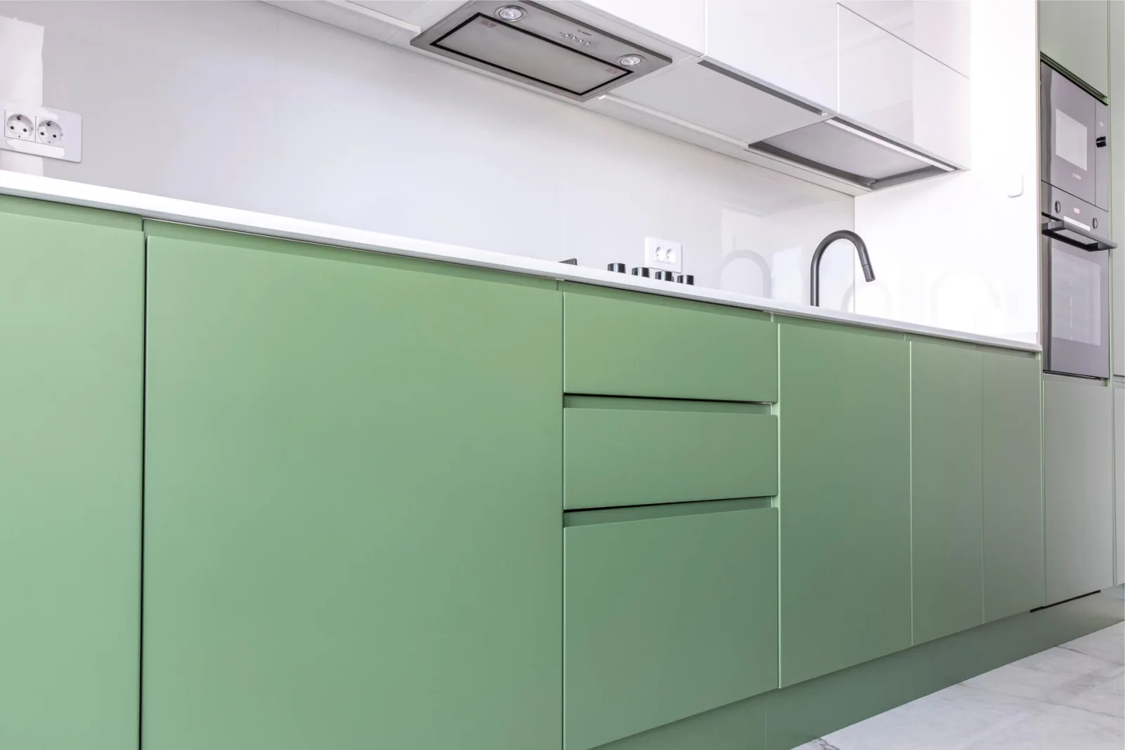 Bucătărie modernă MDF vopsit 232 — poza 3