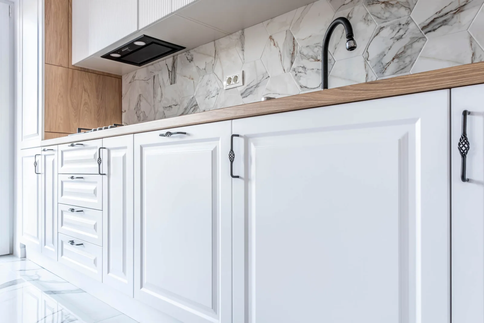 Bucătărie modernă MDF vopsit 233 — poza 8
