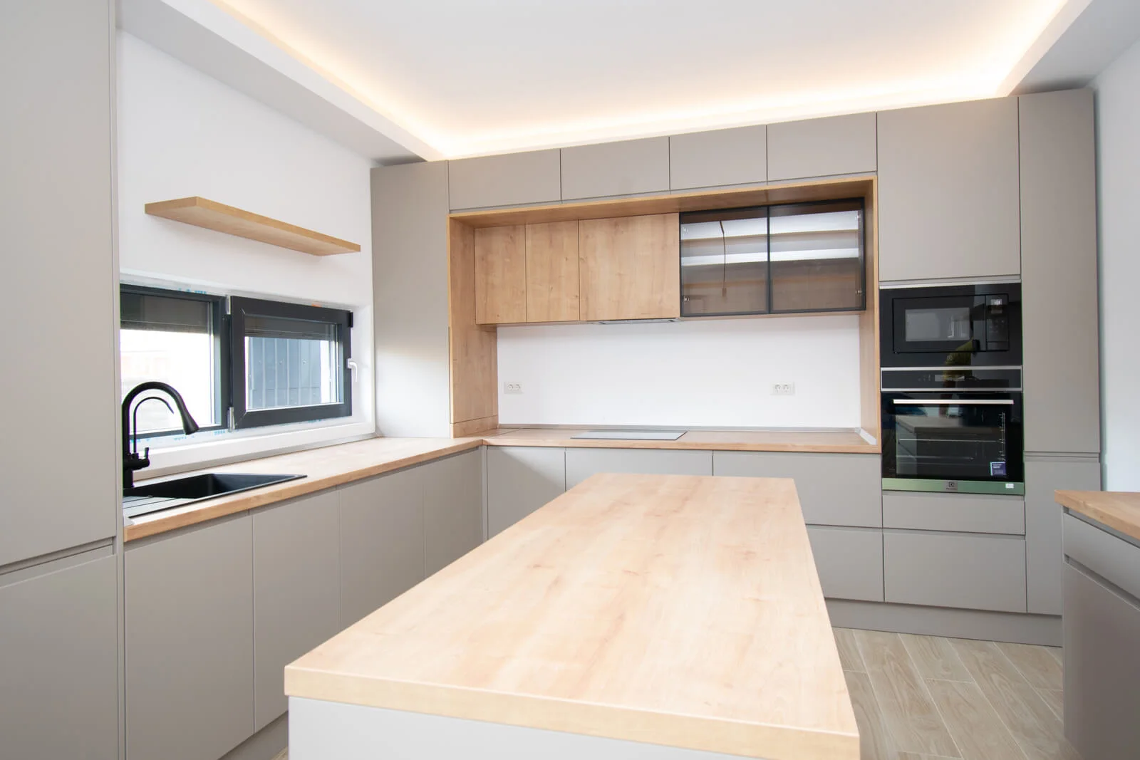 Bucătărie modernă MDF vopsit 234 — poza 6