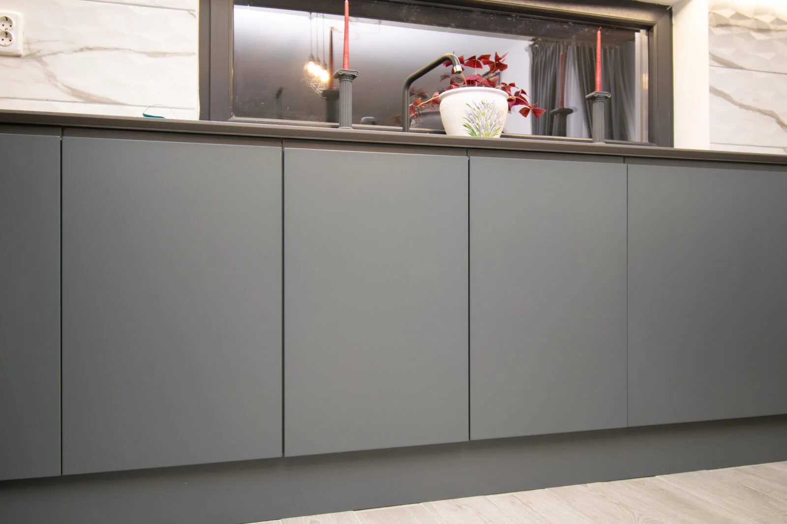Bucătărie modernă MDF vopsit 236 — poza 5