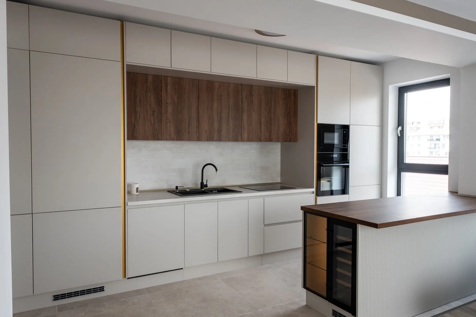 Bucătărie modernă MDF vopsit 238 — poza 1