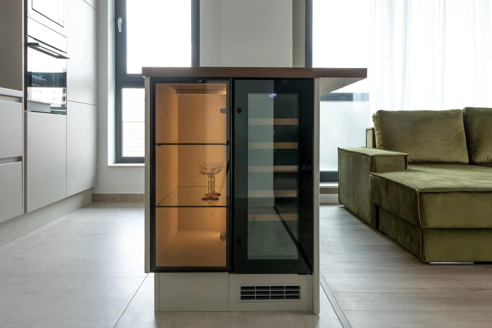 Bucătărie modernă MDF vopsit 238 — poza 6