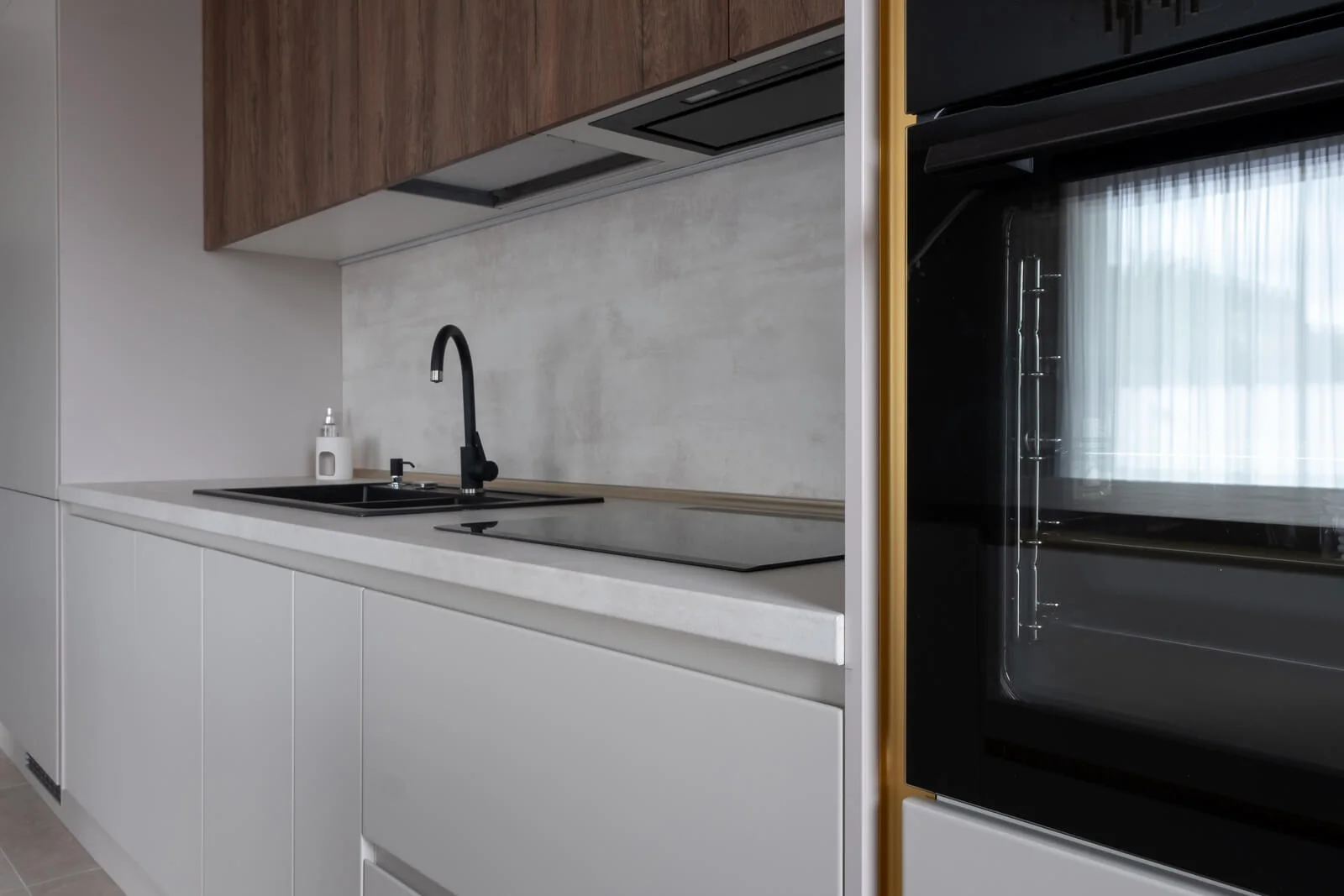 Bucătărie modernă MDF vopsit 238 — poza 8