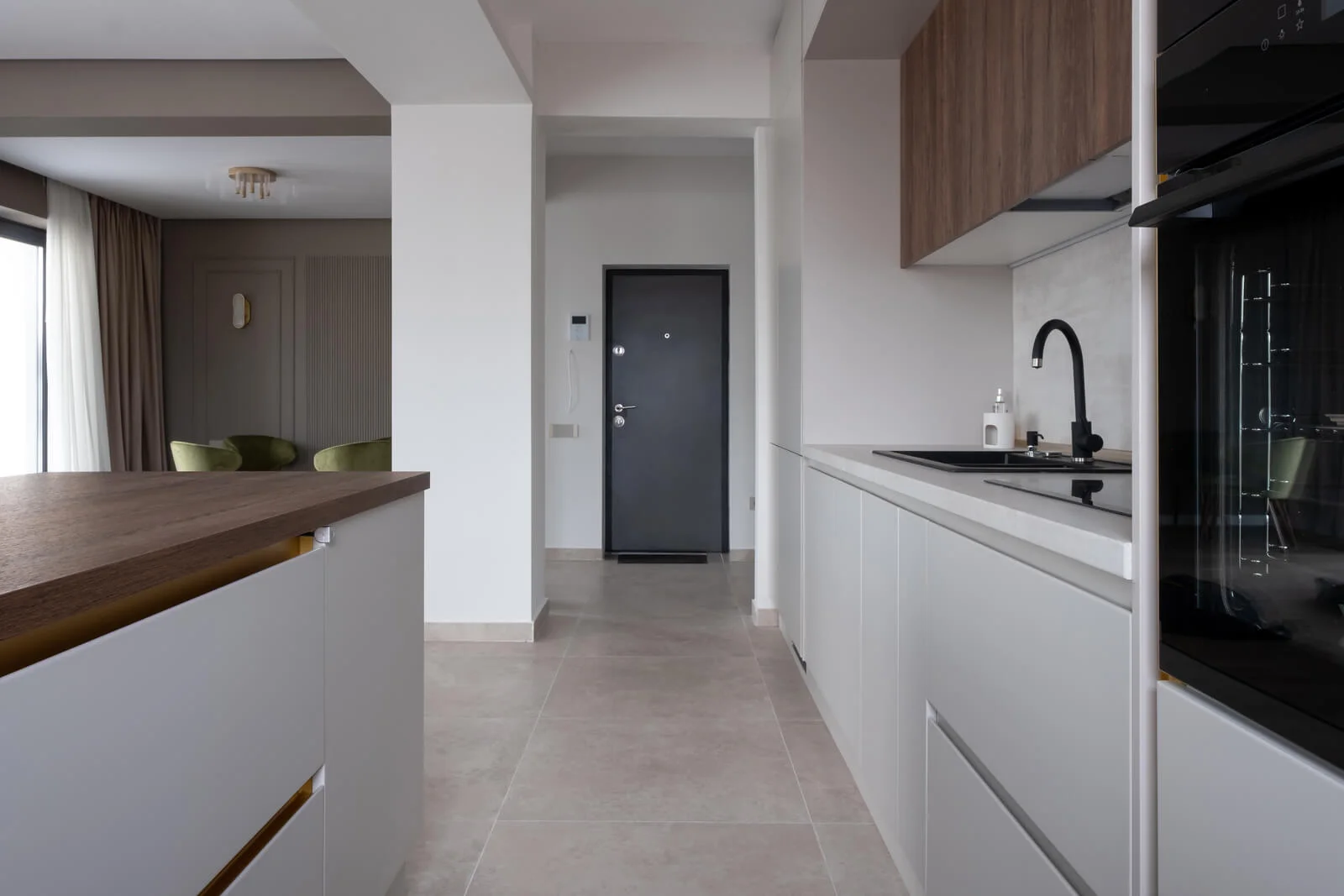 Bucătărie modernă MDF vopsit 238 — poza 9