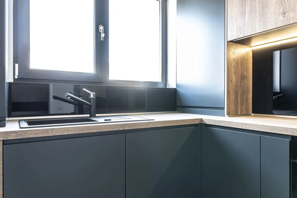 Bucătărie modernă MDF vopsit 243 — poza 6