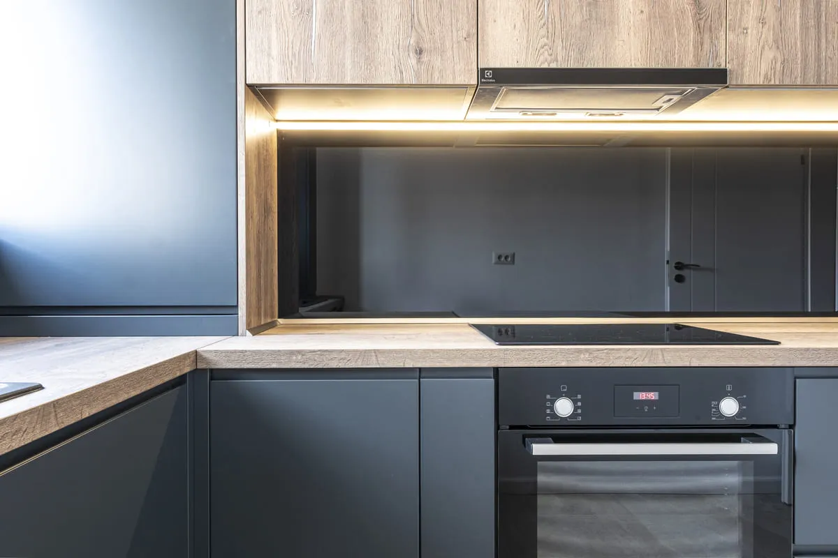 Bucătărie modernă MDF vopsit 243 — poza 7