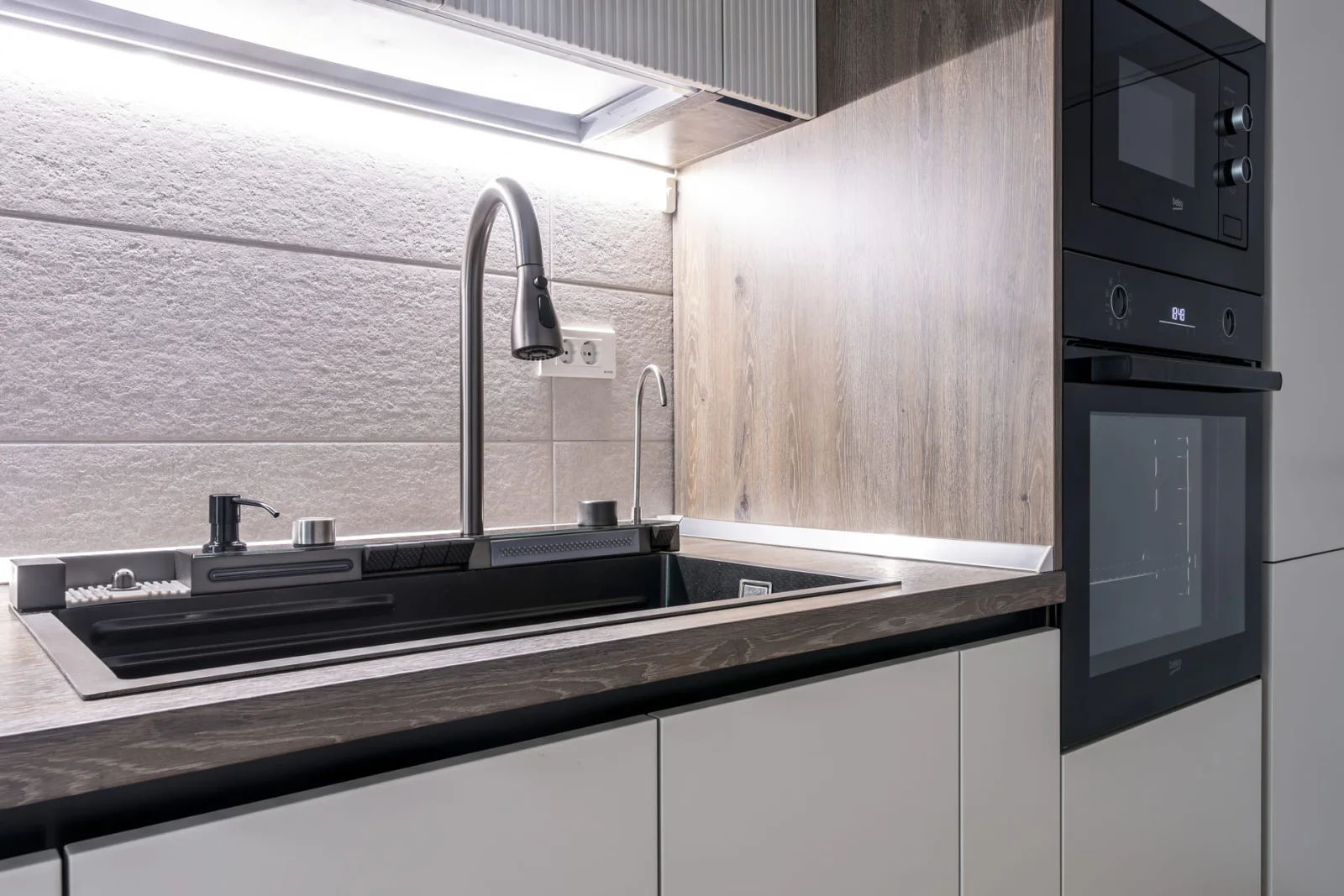 Bucătărie modernă MDF vopsit 246 — poza 8