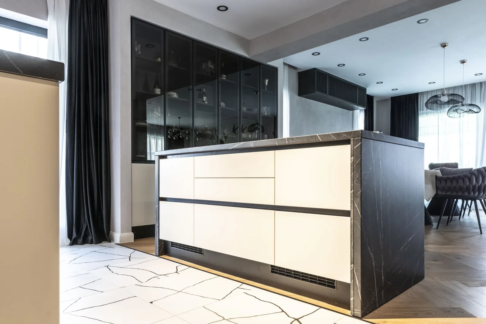 Bucătărie modernă MDF vopsit 249 — poza 4