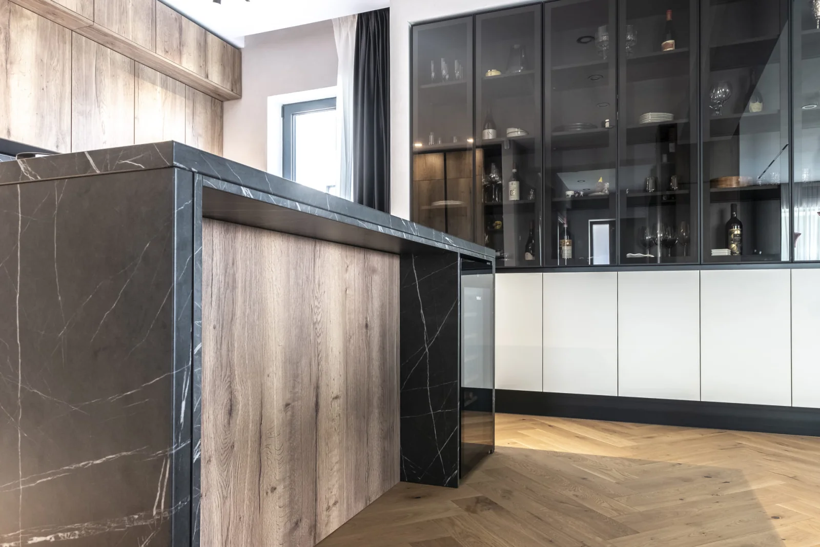 Bucătărie modernă MDF vopsit 249 — poza 7