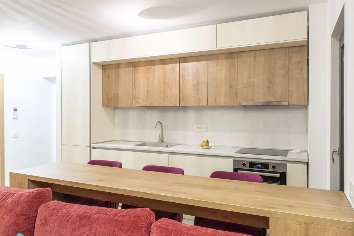 Bucătărie modernă MDF vopsit 253 — poza 11