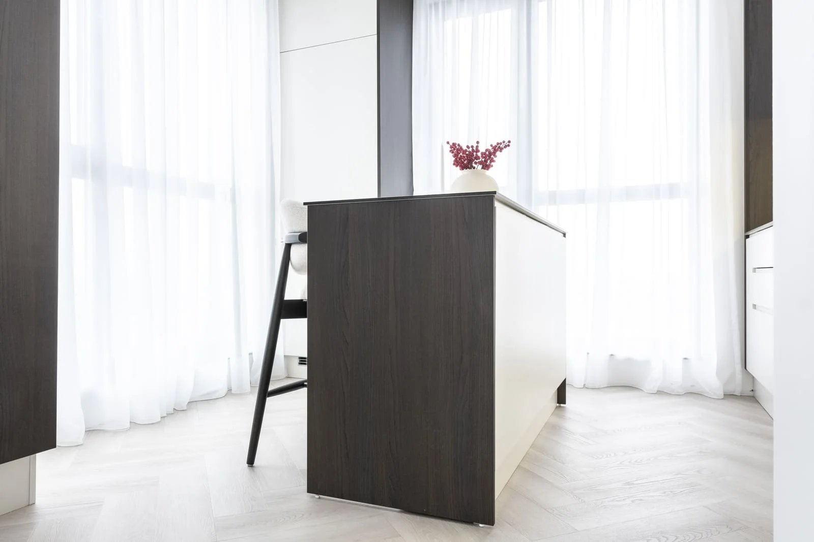 Bucătărie modernă MDF vopsit 255 — poza 3