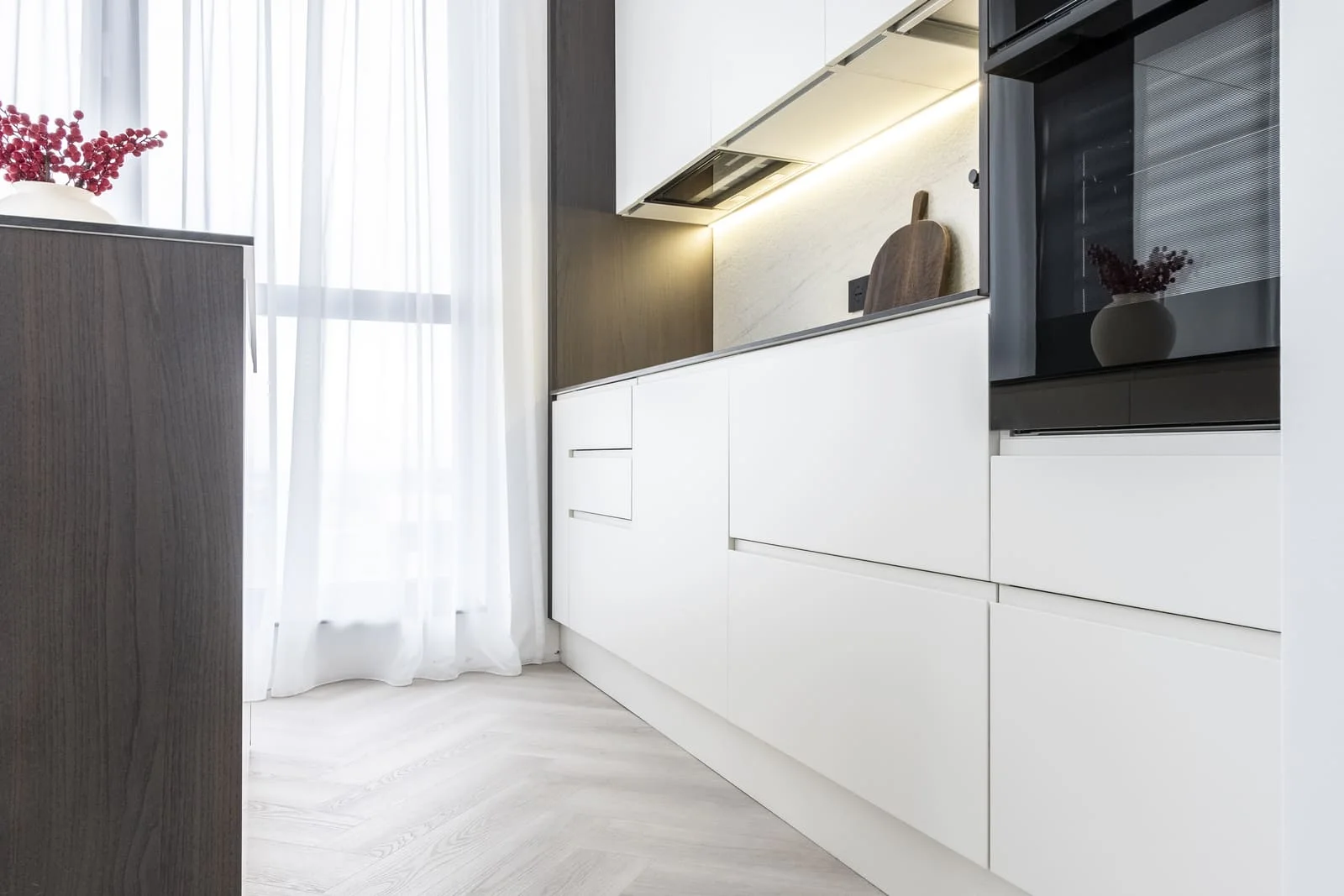 Bucătărie modernă MDF vopsit 255 — poza 4
