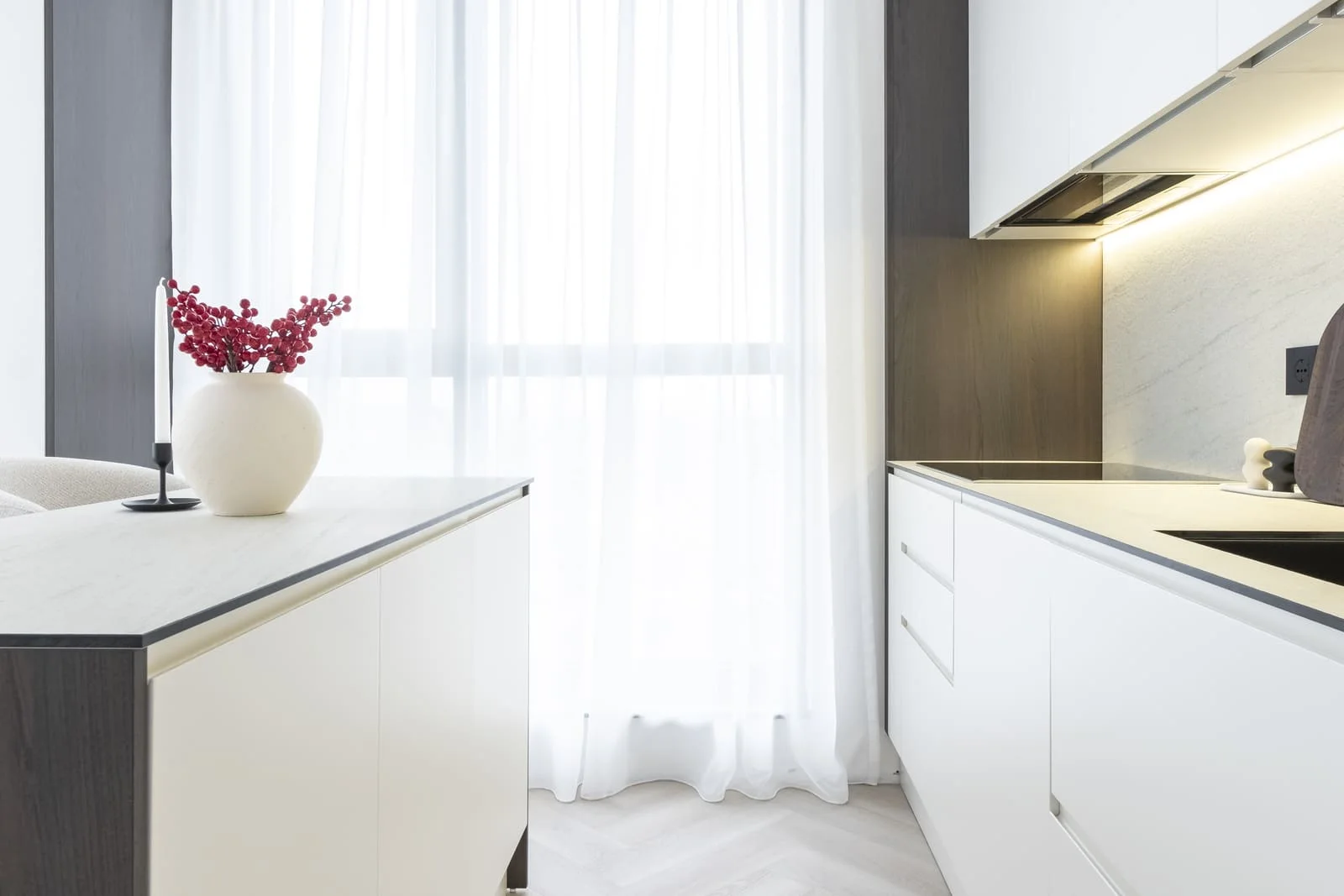 Bucătărie modernă MDF vopsit 255 — poza 5