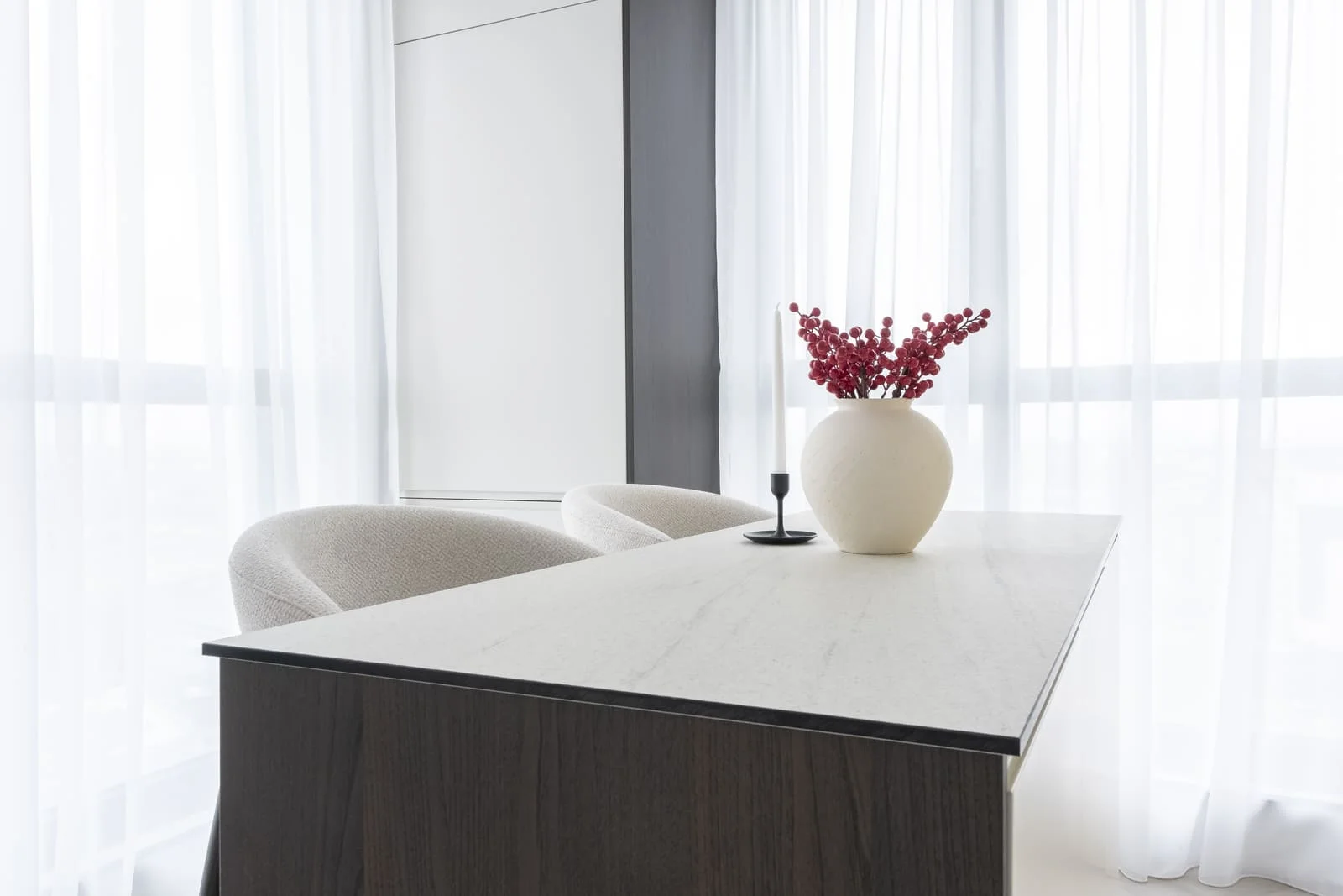 Bucătărie modernă MDF vopsit 255 — poza 6