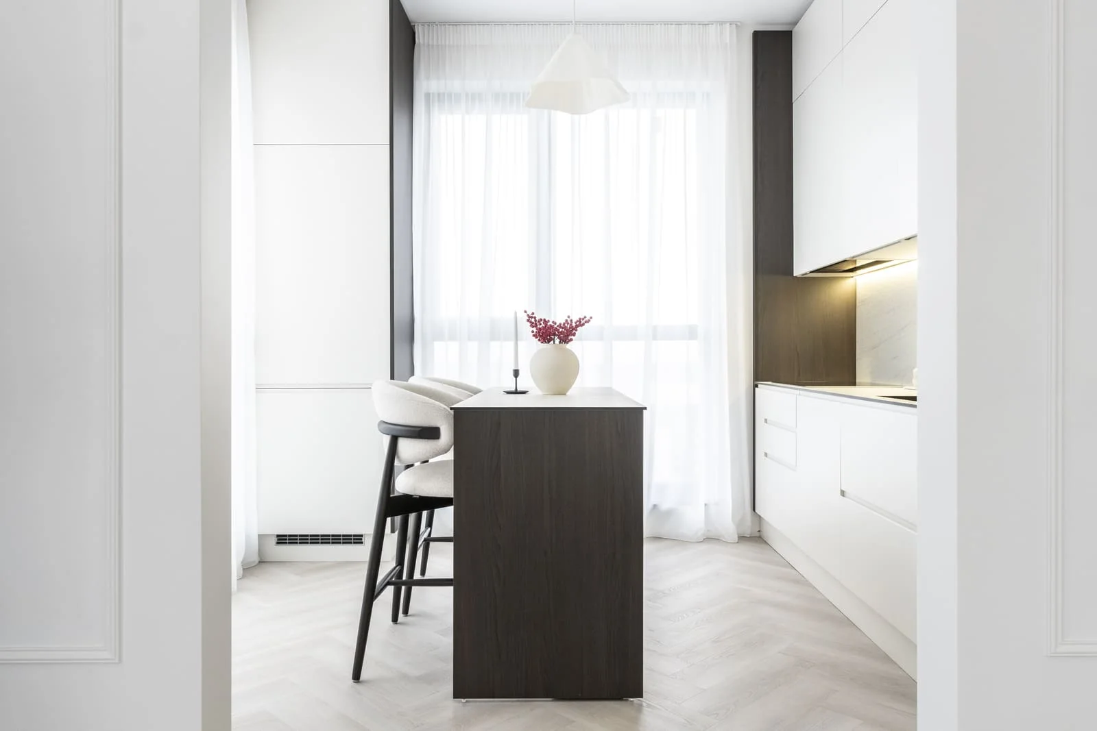 Bucătărie modernă MDF vopsit 255 — poza 7