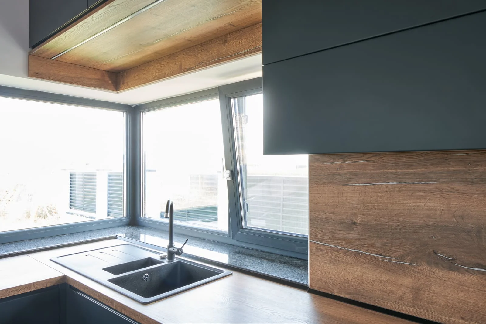 Bucătărie modernă MDF vopsit 259 — poza 6