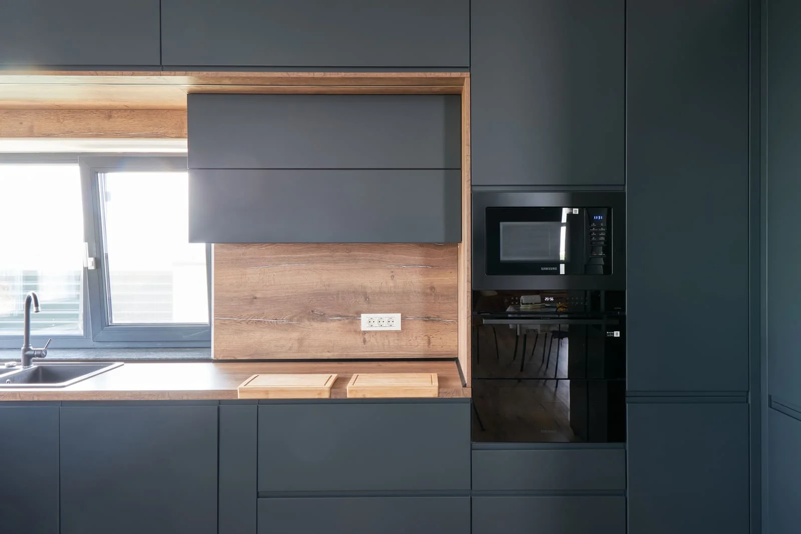 Bucătărie modernă MDF vopsit 259 — poza 8