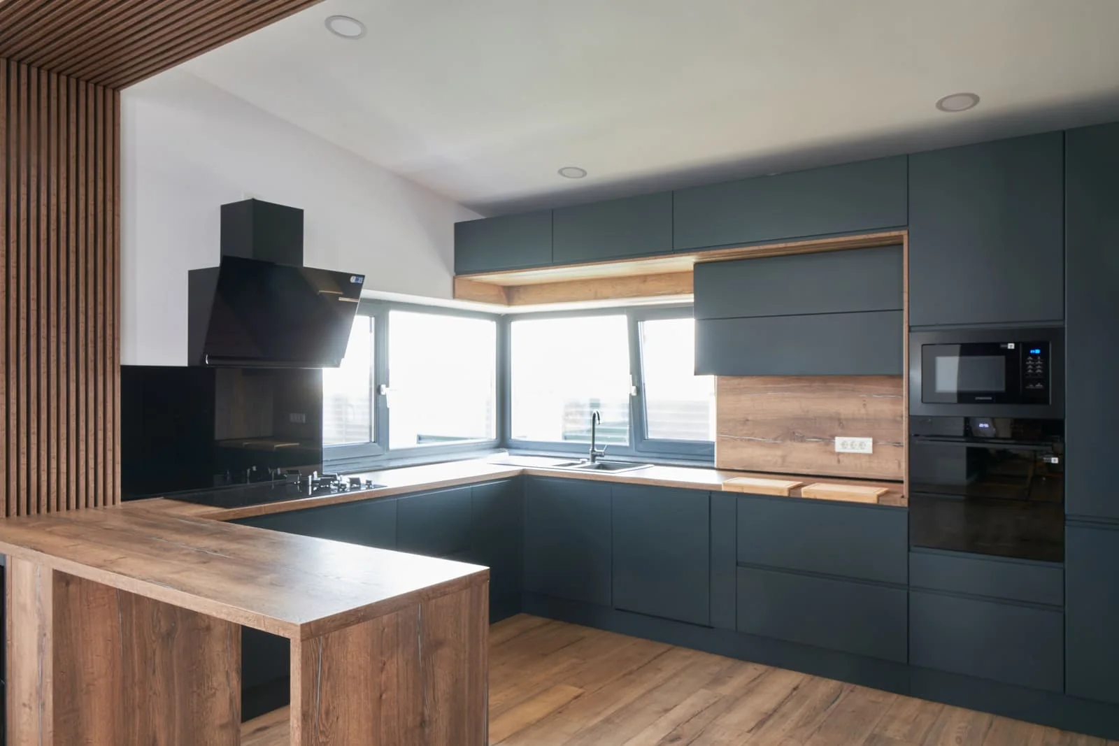 Bucătărie modernă MDF vopsit 259 — poza 10