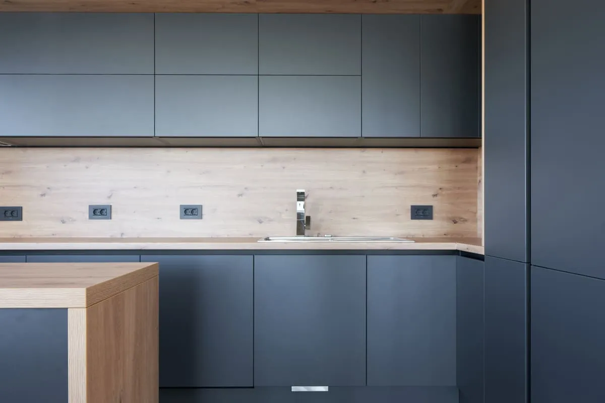 Bucătărie modernă MDF vopsit 264 — poza 6