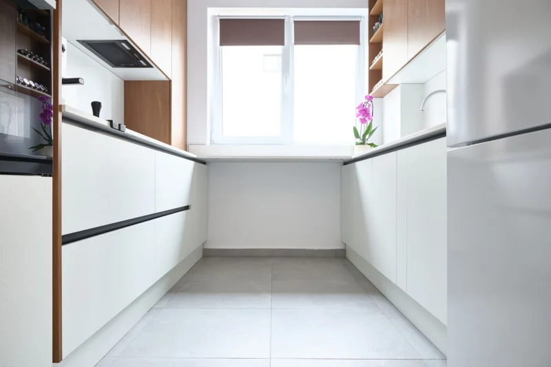 Bucătărie modernă MDF vopsit 266