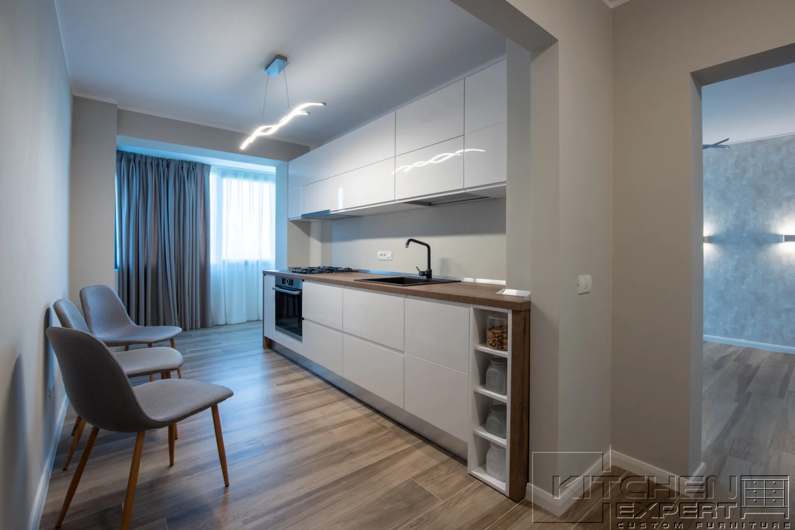 Bucătărie modernă MDF vopsit 61 — poza 8