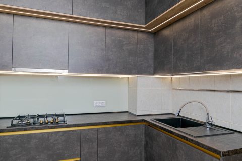 BUCĂTĂRIE MODERNĂ DIN MDF VOPSIT 206