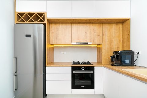 BUCĂTĂRIE MODERNĂ DIN MDF ALB 210