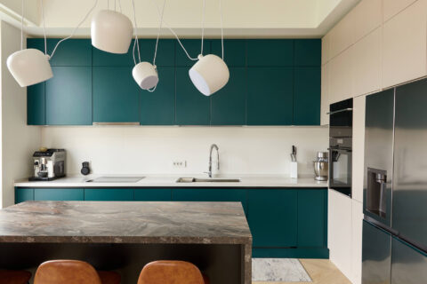 BUCĂTĂRIE MODERNĂ MDF VOPSIT 227