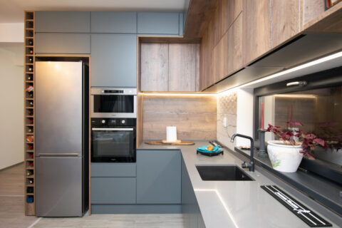 BUCĂTĂRIE MODERNĂ MDF VOPSIT 236