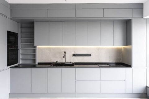 BUCĂTĂRIE MODERNĂ MDF VOPSIT 263